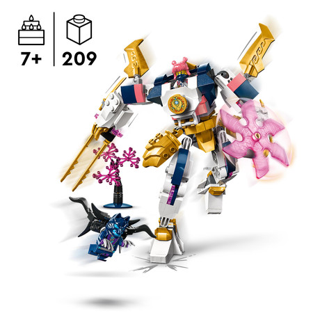 LEGO Ninjago Ruchomy Mech Żywiołu Technologii Sory 71807 Sora i wojownik
