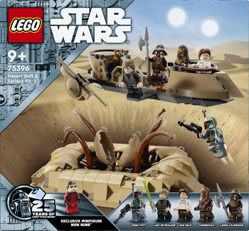 LEGO 75396 Star Wars - Pustynna barka i jama sarlacca Łódź Gwiezdne Wojny