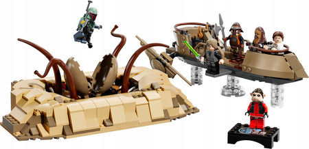 LEGO 75396 Star Wars - Pustynna barka i jama sarlacca Łódź Gwiezdne Wojny