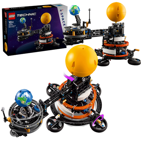LEGO Kosmos Technic 42179 Słońce Ziemia Księżyc na orbicie Układ Słoneczny