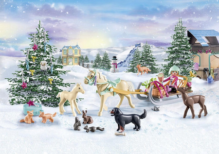 Playmobil 71345 Horse World Advent Calendar Kalendarz Adwentowy Konie