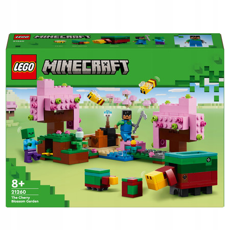 LEGO Minecraft 21260 Wiśniowy Ogród Sunny Zombie 2x Pszczoła 2x Niuchacz