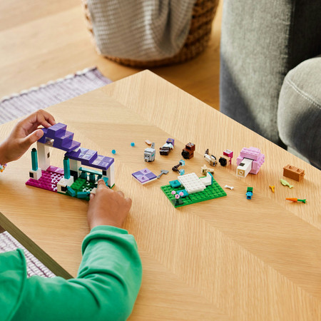 LEGO Minecraft 21253 Rezerwat zwierząt EFE Owca Wilk Królik Kot mały Zombie
