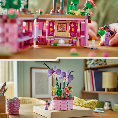 LEGO Disney 43237 Doniczka Isabeli Orchidea Kaktus Sekretne Pomieszczenie