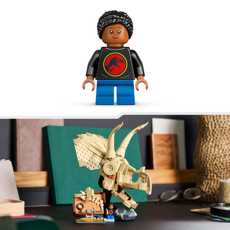 LEGO 76969 Jurassic World - Szkielety dinozaurów: czaszka triceratopsa Nowe