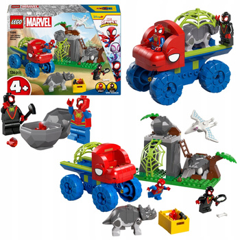 LEGO Marvel Spidey 11199 Misja Ratunkowa Zespołu Spidey'ego w Dinoterenówce