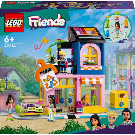 LEGO Friends 42614 Sklep Z Używaną Odzieżą, Sklep Modowy W Stylu Vintage