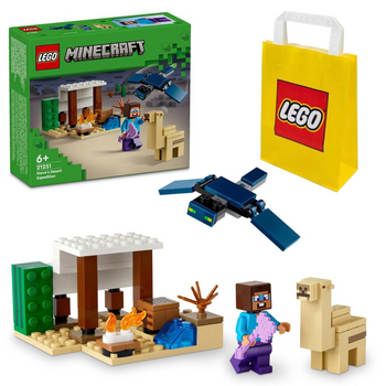 LEGO Minecraft Pustynna wyprawa Steve'a 21251 Dom Baza Latający Fantom