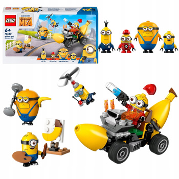 LEGO Minionki 75580 Minionki i Bananowóz Pojzd Figurki Akcesoria