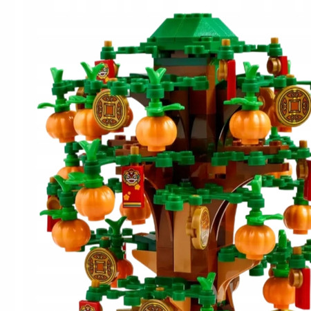 LEGO Pachira 40648 Drzewo Pieniężne Drzewko Mandarynki Koperty Monety