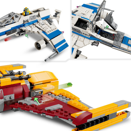 LEGO Star Wars 75364 Star Wars E-Wing kontra Myśliwiec