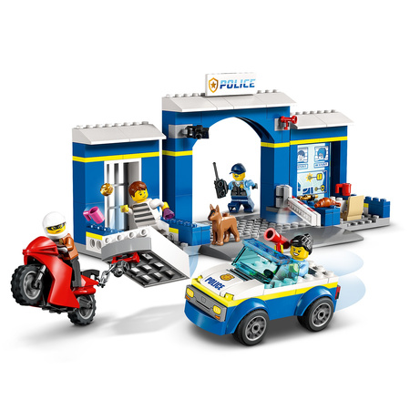 LEGO City Policja Posterunek Samochód Radiowóz Auto Motor 4+ Łatwe 60370