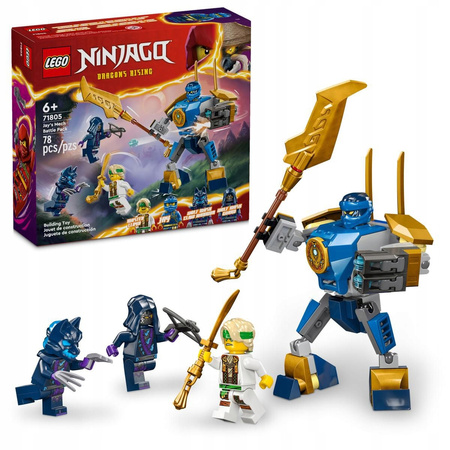 LEGO Ninjago Zestaw Bitewny Ruchomy Mech Jaya Robot 71805 Lloyd 4 Figurki