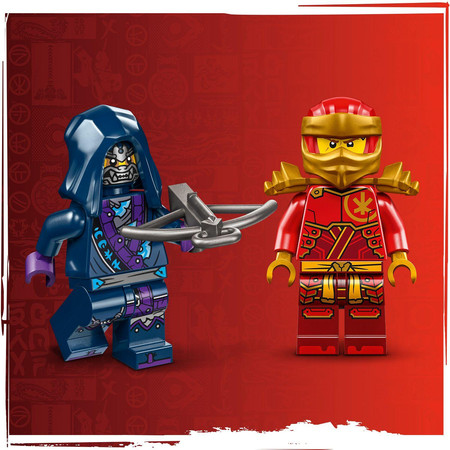 LEGO Ninjago Kai i atak smoka 71801 Powstanie smoków złoty ogon Strażnik