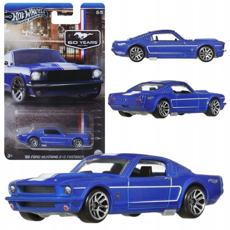 Hot Wheels Silver Series 65 Ford Mustang 2+2 Fastback Samochód