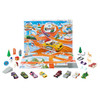Hot Wheels Kalendarz adwentowy 8 autek 16 akcesoriów 24 okienka