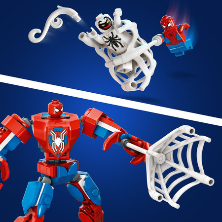 LEGO Super Heroes 76308 Mech Spider-Mana kontra Anti-Venom Marvel Spiderman