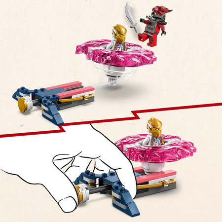 LEGO Ninjago 71824 Smoczy Spinner Spinjitzu Sory Wyrzutnia Wojownik Miecz