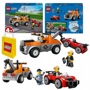 LEGO City 60435 Samochód pomocy drogowej i naprawa sportowego auta