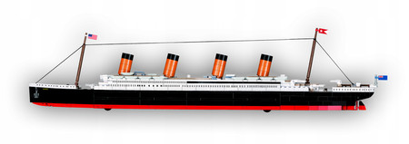 Klocki Cobi Statek RMS Titanic 1929 1: 450 722 Elementy Polski Produkt