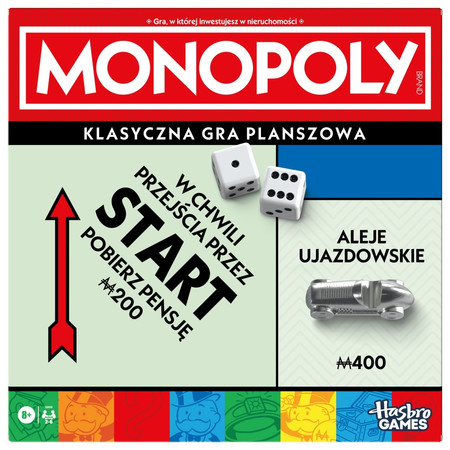Gra planszowa Monopoly Classic Refresh Hasbro