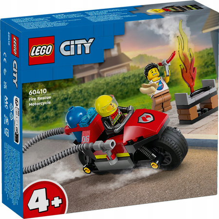 LEGO City Straż Pożarna 60410 Strażacki Motocykl Ratunkowy Motor Łatwe 4+