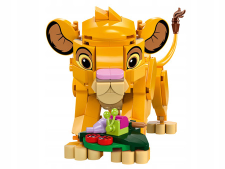 LEGO Disney 43243 Król Lew lwiątko Simba Lew Simba z Króla Lwa