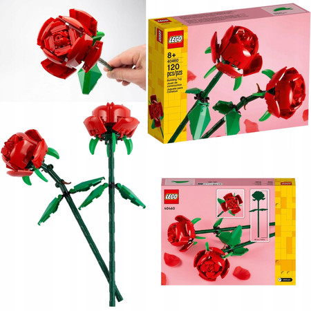 LEGO Icons 40460 Róże Kwiaty Kwiatki Róża Botanical Collection