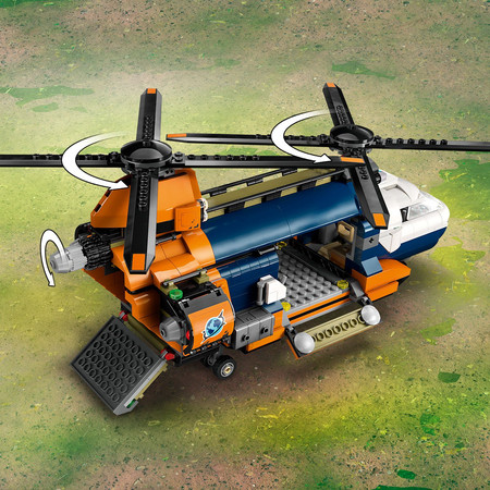 LEGO City 60437 Helikopter zwiadowczy w dżungli w bazie Base Camp