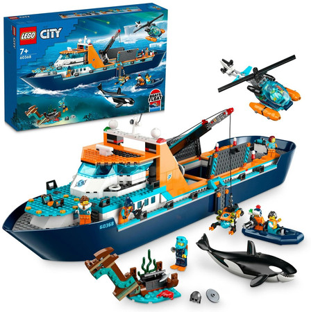 LEGO City 60368 Arktyczny statek badawczy Łódź