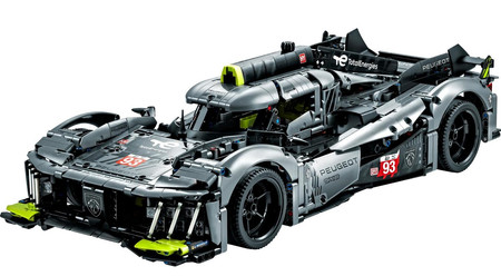 LEGO Technic 42156 Samochód PEUGEOT 9X8 Le Mans Hybrid Duży Zestaw 1775 EL.