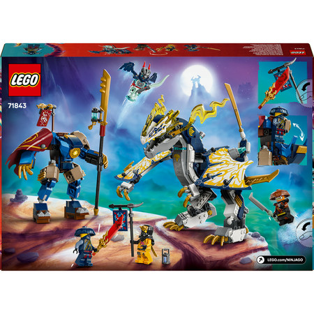 LEGO NINJAGO 71843 Mech Smoczego jeźdźca Rogue'a Smok Figurka Robota