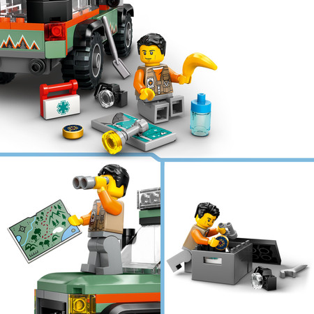 LEGO City 60447 Terenowa Ciężarówka Górska 4x4 Wyciągarka Samochód