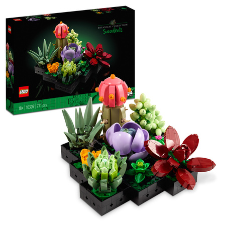 LEGO ICONS 10309 Sukulenty Kwiaty Rośliny Ozdoba Dekoracja Botanical Colect