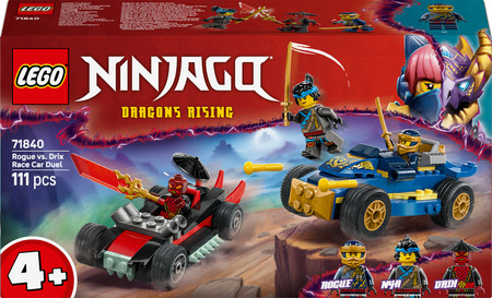 LEGO Ninjago Pojedynek wyścigowy Rogue kontra Drix 71840