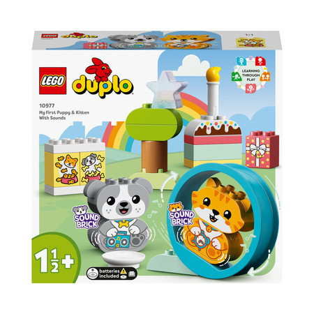 OUTLET LEGO Duplo Zwierzęta dla przedszkolaków z odgłosami Duże klocki 10977