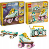 LEGO Creator Wrotka w stylu retro 31148 3w1 Deskorolka Radio retro
