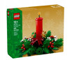 LEGO 40743 Świąteczna Dekoracja Stołu Świeca Liście Jagody Złote Gwiazdki