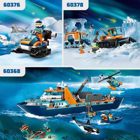 LEGO City 60368 Arktyczny statek badawczy Łódź
