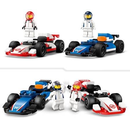 LEGO City 60464 Miasto Samochody wyścigowe Williams Racing i Haas F1