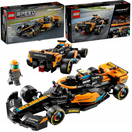 LEGO Speed Champions 76919 Samochód Wyścigowy Mclaren Formuła 1 Auto Sport