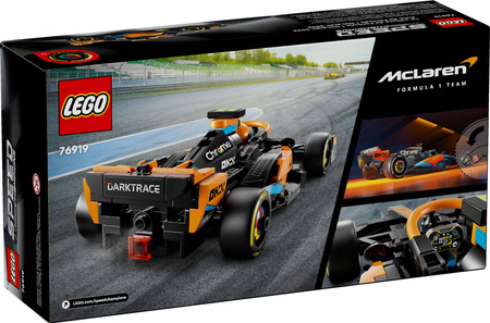 LEGO Speed Champions 76919 Samochód Wyścigowy Mclaren Formuła 1 Auto Sport