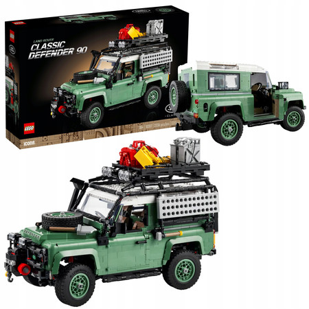 LEGO ICONS 10317 LAND ROVER CLASSIC DEFENDER 90 SAMOCHÓD TERENOWY 2336 EL