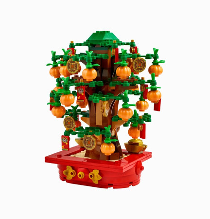 LEGO Pachira 40648 Drzewo Pieniężne Drzewko Mandarynki Koperty Monety