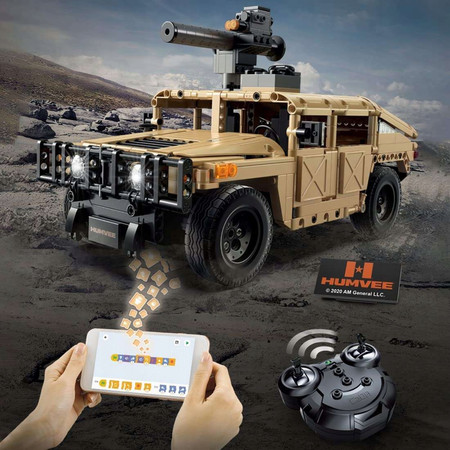 Klocki CaDa Samochód Auro Humvee Off-Roader 628EL C51202W Zdalnie Sterowany