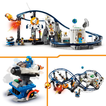 LEGO Creator 31142 Kosmiczna Kolejka Górska Karuzela Wieża Kosmos Rakieta