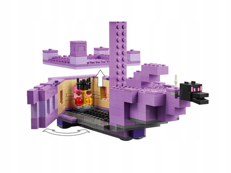 LEGO Minecraft 21264 Ruchomy Smok Kresu i Statek Kresu Enderman Rycerz