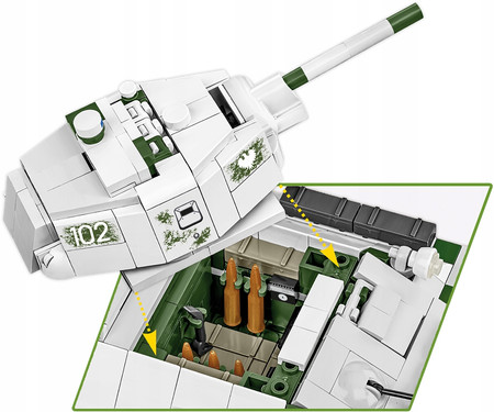 Klocki Wojskowe COBI  2595 H T-34/76 mod. 1941/42 Czołg Radziecki