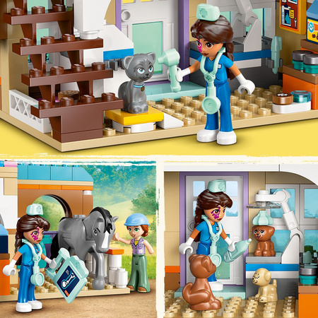 LEGO Friends 42651 Koń i Lecznica dla Zwierząt Weterynarz Zwierzęta Stajnia