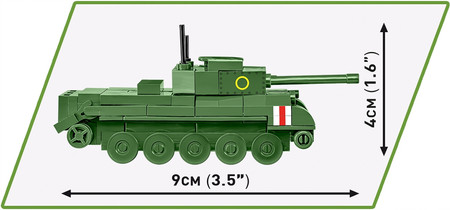 Klocki Wojskowe Cobi 3091 Mini Model Czołg Cromwell Mk.IV HC II Wojna 110EL